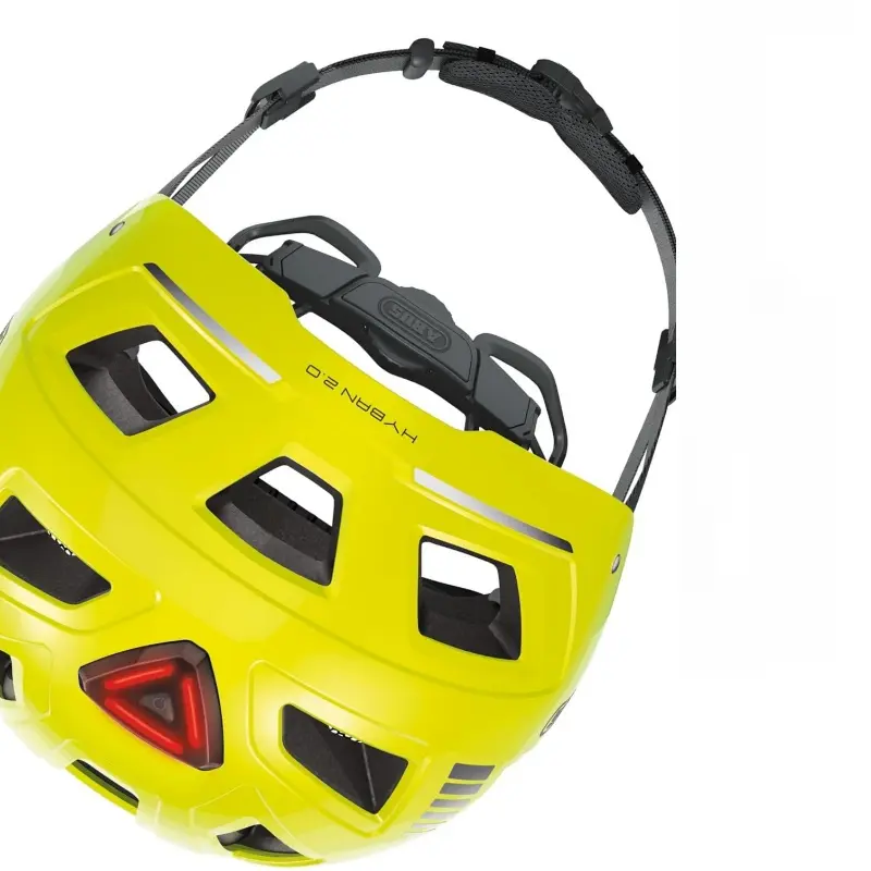 casco bici con luz led trasera Abus Hyban 2.0 