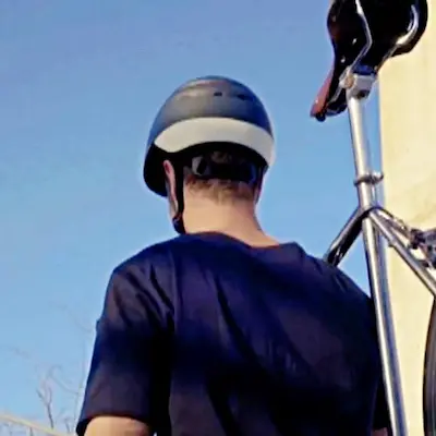 casco bici plegable closca loop negro