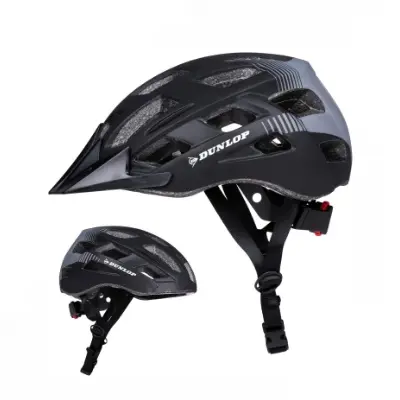 dunlop casco bici adulto con luz trasera amazon