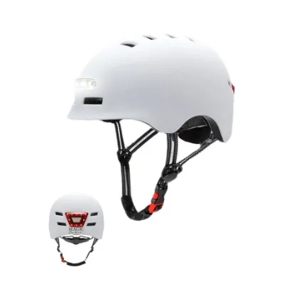 magic select casco patinete luz tracera delantera