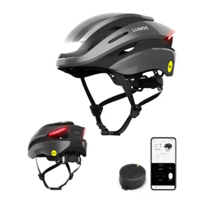 Lumos ultra casco bici inteligente con mips luz led bluetooph