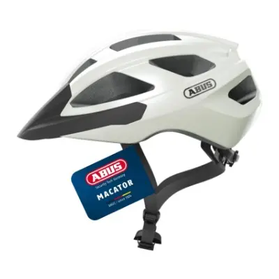 Abus Macator casco de bicicleta blanco amazon