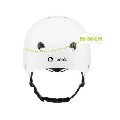 Medidas de circunferencia de 50 a 56 cm del casco infantil Lionelo Helmet